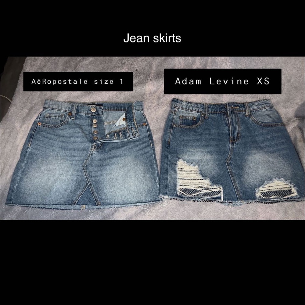 Jean skirts